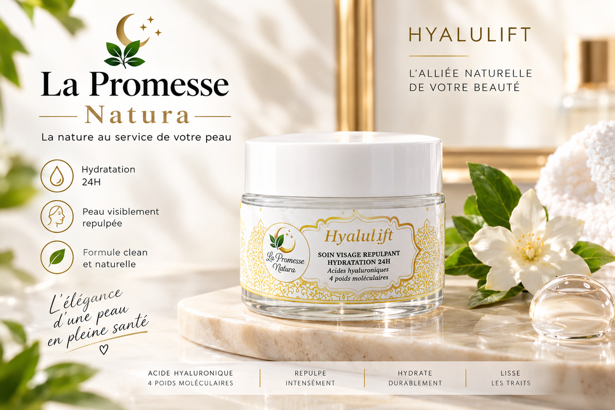 Hyalulift — Soin Anti-Âge Hydratant à l'Acide Hyaluronique | 50ml La Promesse Natura